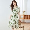 雪纺碎花高级感连衣裙女款2024年夏季新款气质中长裙显瘦遮肉裙子 商品缩略图3