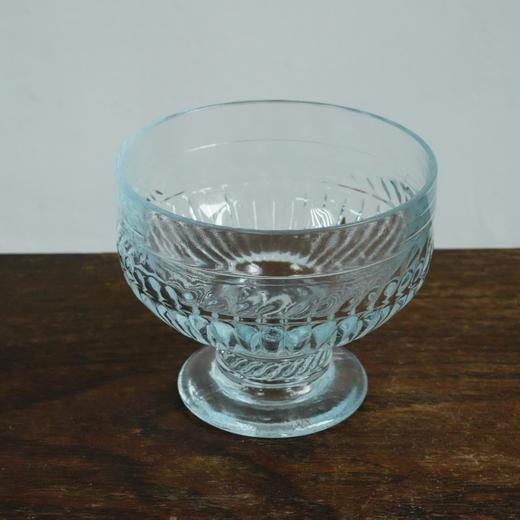 1970s芬兰Riihhimaen Lasi牌Olga系列老玻璃甜品高脚杯A0212 商品图4