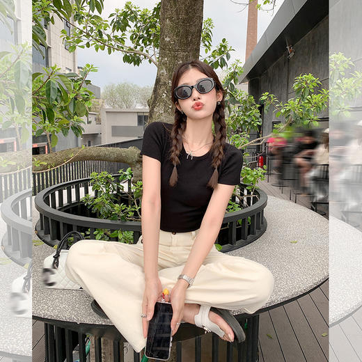 <曾小咸推荐>现货秒杀！最后一波 ！抢到赚到！【俏皮女孩】两色后腰绑带上衣 日常119.99 立减70 秒杀49.99！ 商品图1