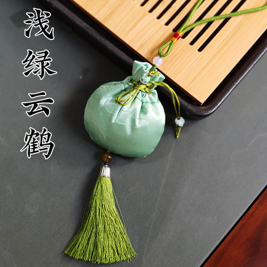 【艾草驱蚊香包香囊空袋】夏季随身古风荷包 汽车香袋袋子挂件  商品图13