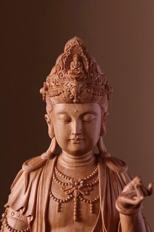 持珠观音°老山檀香摆件 商品图3