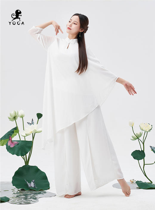 壁虎瑜伽国风任意门【2404TZ291】禅意两件套【5天发货】（无胸垫） 商品图4