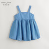 马克珍妮2024年夏装新款 女童透气莱赛尔吊带牛仔连衣裙240660 商品缩略图1
