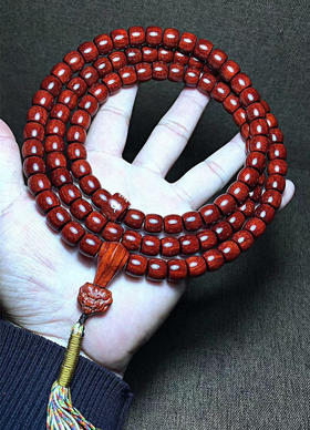 龙鳞°小叶紫檀直切珠手串