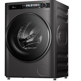 美的洗烘套装10公斤滚筒洗衣机全自动 母婴儿童内衣除螨除菌高温洗涤大容量变频MG100L30I+MH100HL