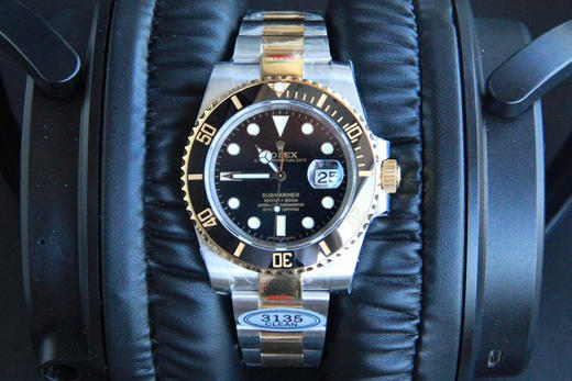 C厂 【V4版间金】Rolex劳力士潜航者型系列116613-LN-97203 黑盘腕表(间金黑水鬼) 商品图14