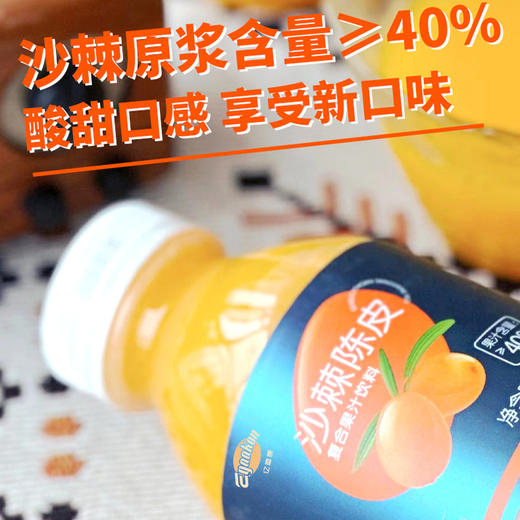 亿嘉康沙棘陈皮果汁330ml*10瓶/提 商品图2