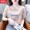 ALBB-条纹短袖t恤女纯棉夏装甜美上衣 商品缩略图4