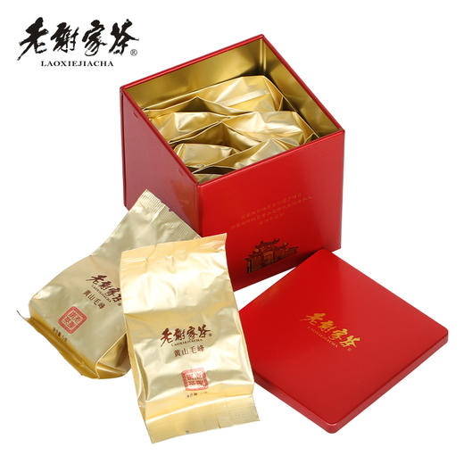 老谢家茶 黄山毛峰 春山翠雨礼盒 240g 商品图2