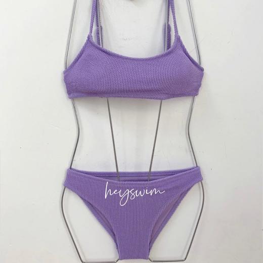 多色】日韩新款欲风少女色分体泳衣女比基尼ins风度假bikini -ry 商品图6