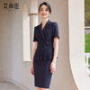 艾尚臣西装套装裙女教师白领休闲夏季2024新款短袖职业女装两件套 商品缩略图2