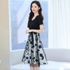 假两件连衣裙夏短袖2024新款高级感气质减龄洋气收腰显瘦A字裙子 商品缩略图2