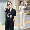 舒适运动风，新中式上衣+阔腿裤两件套HR-BX2530 商品缩略图5