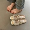 【新中式，小香风玛丽珍单鞋】2025春夏法式晚风凉拖女鞋，百搭软底包头半托外出凉拖QQ 商品缩略图3