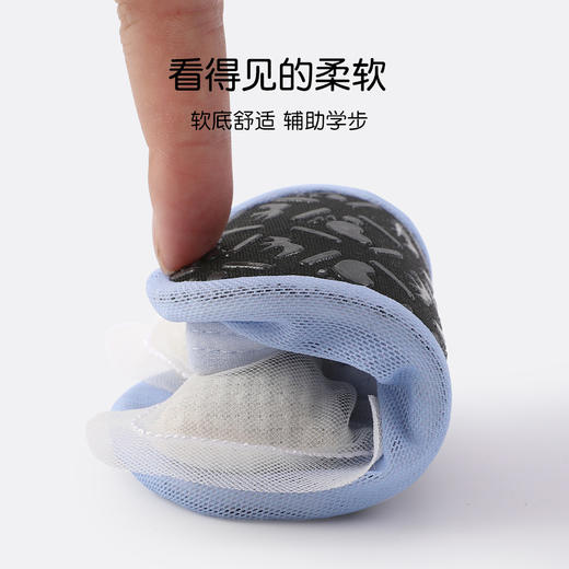【舒适有度 轻松学步】新款宝宝袜子学步鞋蝴蝶软底防滑袜套婴儿地板鞋袜春夏地板袜 商品图1
