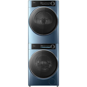 洗烘套装 10kg公斤滚筒洗衣机全自动+热泵烘干机 以旧换新 元气系列 MG100S11+MH100-HS1