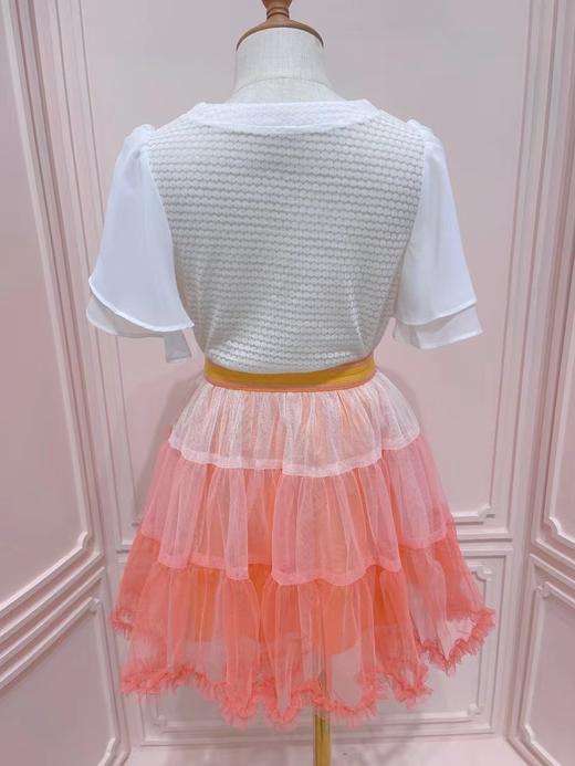 红果子渐变tutu半裙  白色红果子短开衫 商品图2