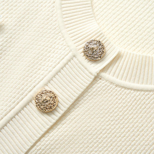 精致休闲刺绣针织衫外套女MS85SW038 商品图2