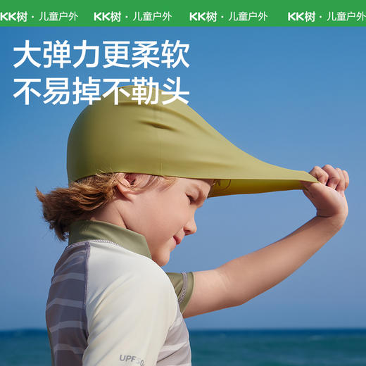 KK树儿童泳帽宝宝硅胶游泳帽男童女童不勒头2024新款亲子防水帽子小果冻硅胶泳帽 商品图4