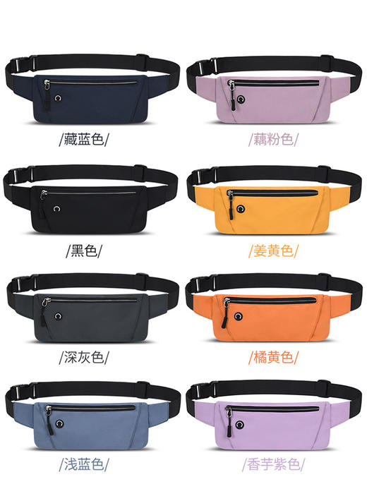 【运动出行！一包搞定】户外手机运动腰包健身男女跑步腰包防水收纳贴身运动骑行隐身，手机，钥匙，零钱等运动出行随身物品轻松收纳，实用方便。-ry 商品图3