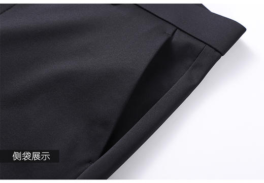 【桑蚕丝夏季弹力休闲裤】占姆士夏季高端男士免烫正装含桑蚕丝百搭商务长裤 商品图5