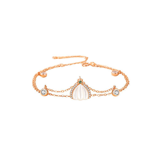 【南瓜一贝子】S925银贝母手链【JHY-A000954B】 商品图3