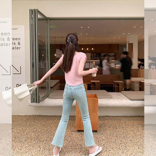 <曾小咸推荐> 微信粉丝秒杀专场 仅此今天 活动结束下架【腿精上线】微喇牛仔裤 日常169.99 立降80 元 今天秒杀价89.99 ！！ 商品图4