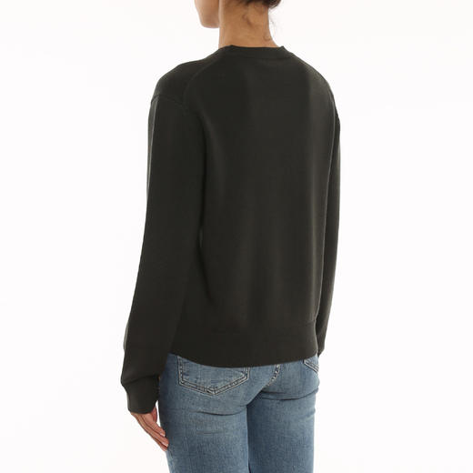 KENZO 高田贤三 女士字母徽标提花羊毛长袖针织衫 灰色 FB62 PU639 3LA 97 商品图2