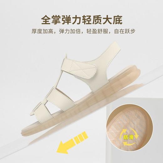 ZHR则则凉鞋女2024新款夏季复古防滑妈妈凉鞋女软底平底女鞋 商品图4