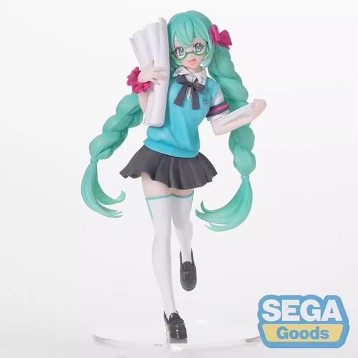 SEGA 世嘉 16周年纪念 初音未来 学生装 手办模型 商品图0