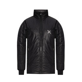 KENZO 高田贤三 女士字母徽标印花棉服 黑色 FB62 OU065 565 99