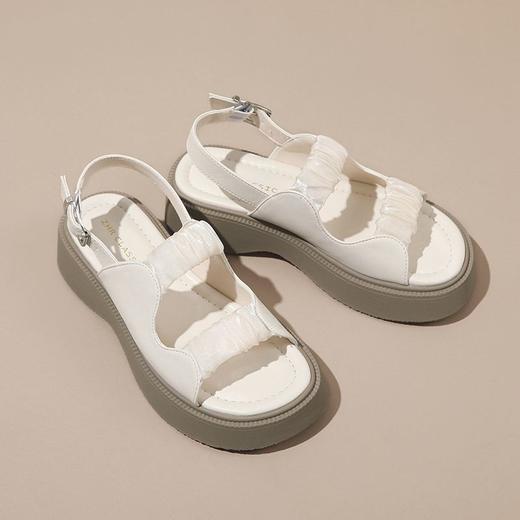 ZHR则则凉鞋女2024新款夏季网红爆款厚底凉鞋法式ins高级感凉鞋女 商品图7