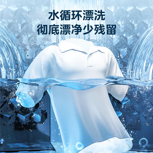 美的（Midea）12公斤  波轮洗衣机全自动 变频直驱电机 健康除螨洗 飓风深层劲洗 专利免清洗 抗菌内桶 玻璃盖 MB120V501DB 商品图4