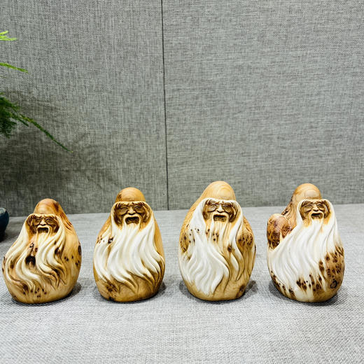 小寿星。崖柏小摆件 商品图1