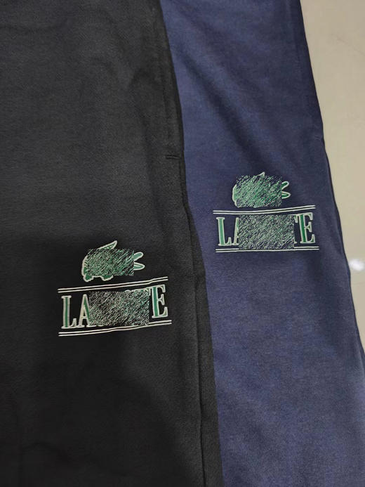 小鱼 时尚休闲印花图案+后兜刺绣小鱼标 纯棉运动短裤/中裤/五分裤 男女同款 Z-11596 商品图11