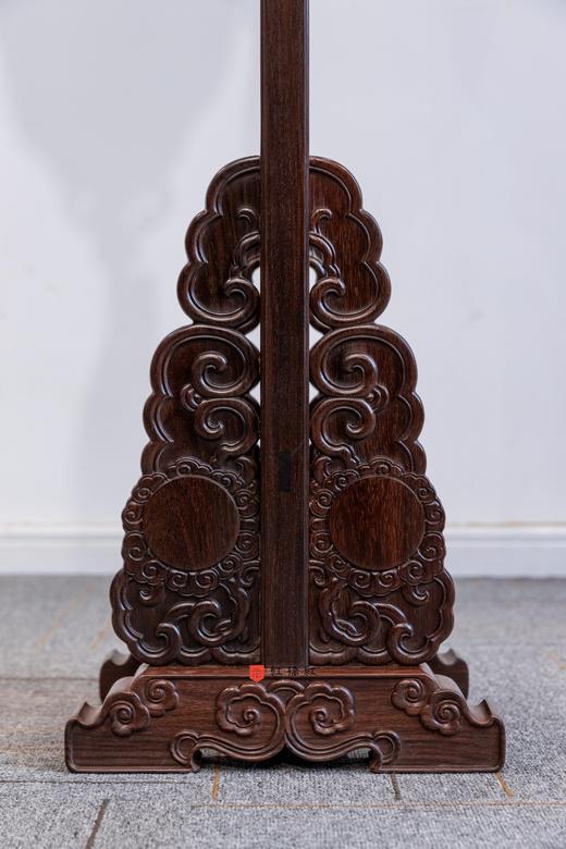 红桥红  家具严选  大红酸枝（交趾黄檀）【嘉木堂升降式灯台 宫灯】 商品图8