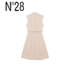 【破价】N°28“西装裙”无袖翻领气质束腰连衣裙8A21L688 商品缩略图2