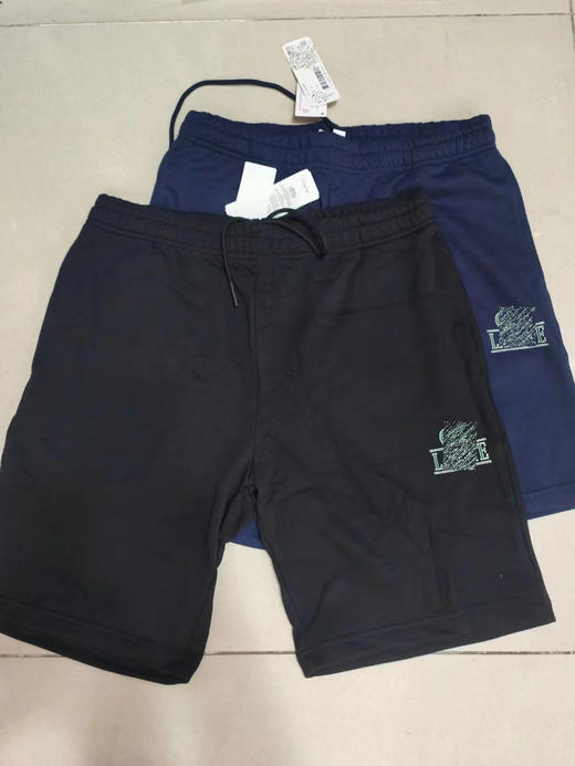 小鱼 时尚休闲印花图案+后兜刺绣小鱼标 纯棉运动短裤/中裤/五分裤 男女同款 Z-11596 商品图9