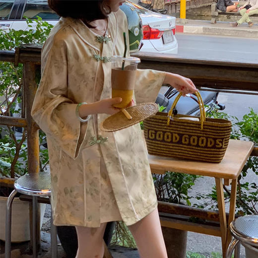 裁缝学苑AQ269新中式轻国风盘扣套装纸样女装上衣 短裤子服装打板 商品图4