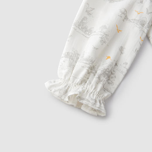 英氏-童衣类（春）H4英梭翻领长套衣英氏白女 商品图5