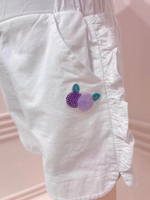 紫绿香蕉短袖上衣（不含裤子哦）紫葡萄白色短裤 商品图4