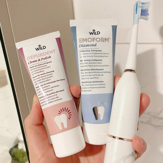 Dr.wild瑞士怀尔德抛光牙膏深层清洁去黄牙垢烟渍亮白75ml 商品图0