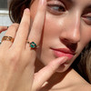 温莎珠宝Lhwindsor原创设计帕拉伊巴爱心戒指帕拉伊巴蓝色戒指 商品缩略图4
