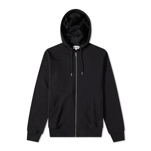 KENZO 高田贤三 男士大虎头徽标连帽拉链外套 黑色 FC55 BL729 4XH 99 商品图0