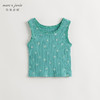 马克珍妮2024年夏装新款 女童甜美爱心满印罗纹纯棉背心 240758 商品缩略图3