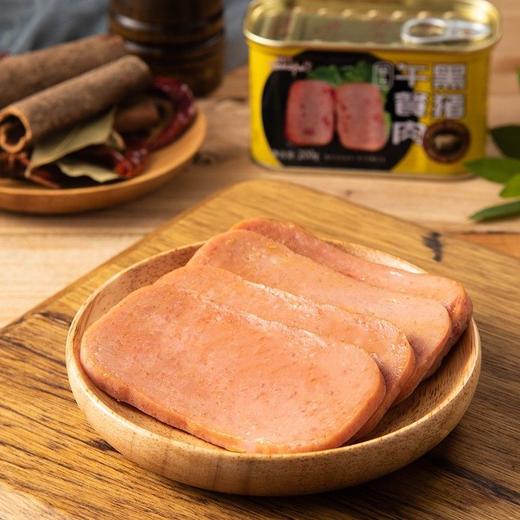 【甄选好肉！黑猪午餐肉罐头】肉质Q弹，香味浓郁，美味又健康！200g罐装猪肉罐头即食下饭菜火锅火腿速食 商品图3