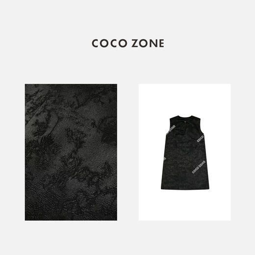 COCO ZONE “南韵”时尚休闲黑色气质连衣裙 HC2A0053 商品图2