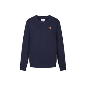 KENZO 高田贤三 男士小虎头徽标刺绣棉质长袖卫衣 蓝色 FB65 SW006 4ML 76