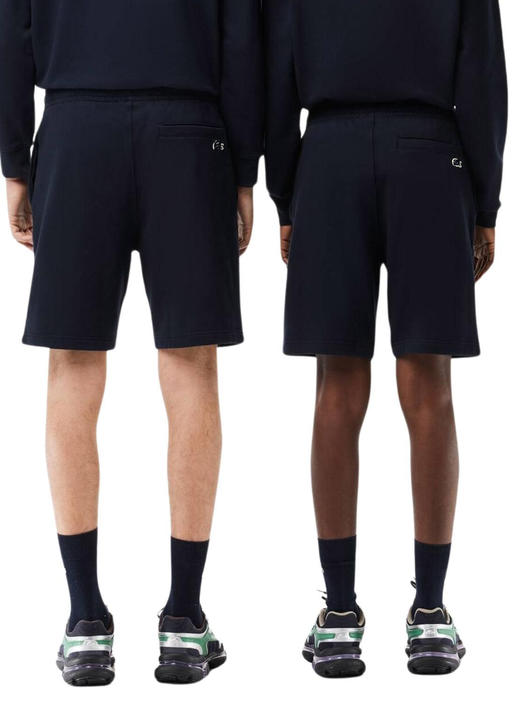 小鱼 时尚休闲印花图案+后兜刺绣小鱼标 纯棉运动短裤/中裤/五分裤 男女同款 Z-11596 商品图3