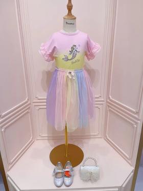 幻彩美人鱼半裙  渐变美人鱼T恤